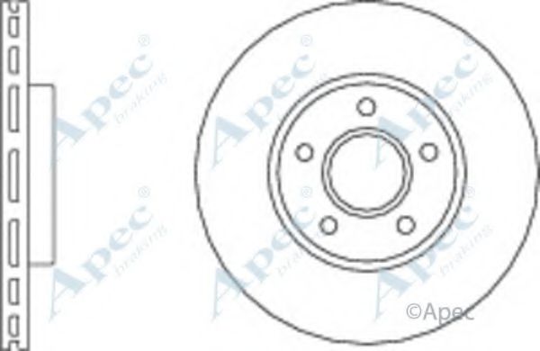 APEC BRAKING - DSK2179 - Тормозной диск (Тормозная система)