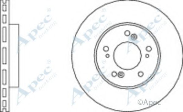 APEC BRAKING - DSK2204 - Тормозной диск (Тормозная система)