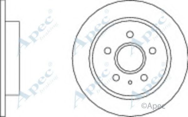 APEC BRAKING - DSK2675 - Тормозной диск (Тормозная система)