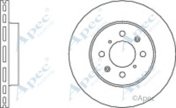 APEC BRAKING - DSK668 - Тормозной диск (Тормозная система)