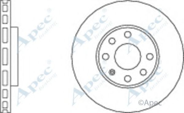 APEC BRAKING - DSK809 - Тормозной диск (Тормозная система)