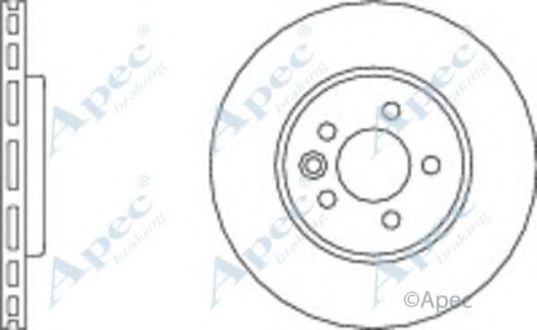 APEC BRAKING - DSK835 - Тормозной диск (Тормозная система)