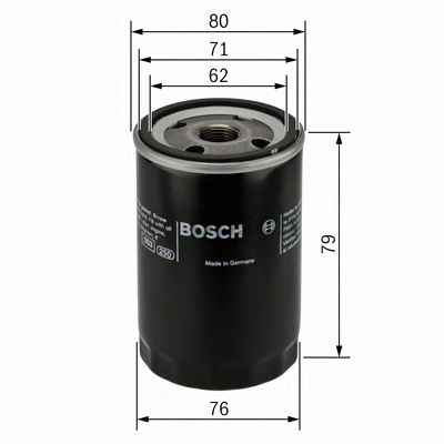 BOSCH - 0 451 102 056 - Масляный фильтр (Смазывание)