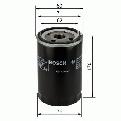 BOSCH - 0 451 103 249 - Масляный фильтр (Смазывание)