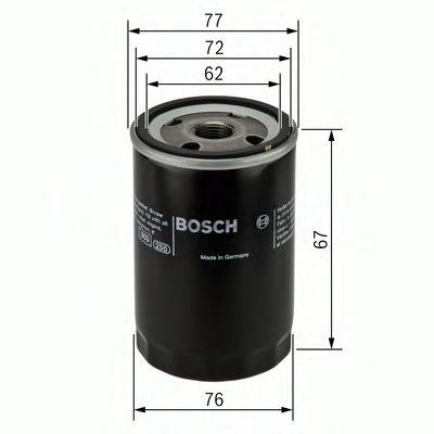 BOSCH - 0 451 103 300 - Масляный фильтр (Смазывание)