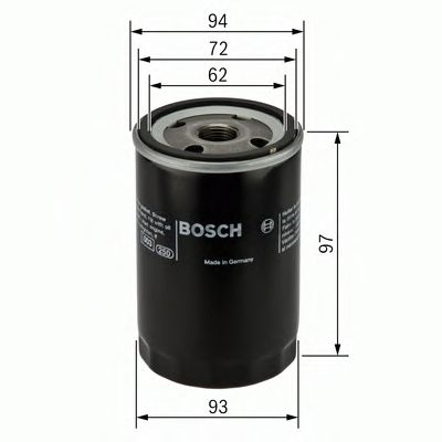 BOSCH - 0 451 103 333 - Масляный фильтр (Смазывание)