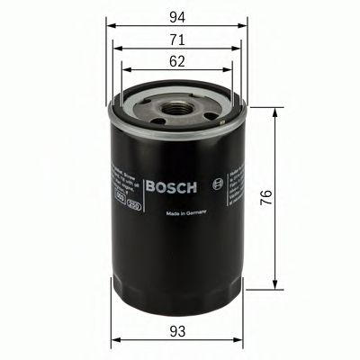 BOSCH - 0 451 103 341 - Масляный фильтр (Смазывание)