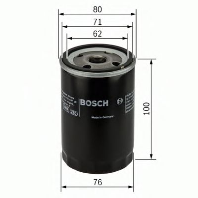 BOSCH - 0 451 103 367 - Масляный фильтр (Смазывание)