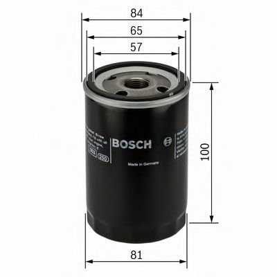 BOSCH - 0 986 452 023 - Масляный фильтр (Смазывание)