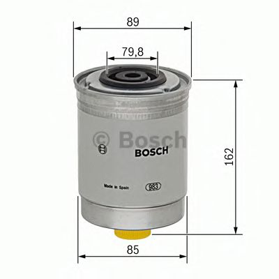 BOSCH - 1 457 434 408 - Топливный фильтр (Система подачи топлива)