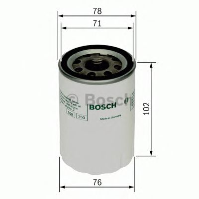 BOSCH - F 026 407 027 - Масляный фильтр (Смазывание)