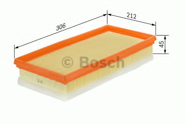 BOSCH - 1 457 433 089 - Воздушный фильтр (Система подачи воздуха)