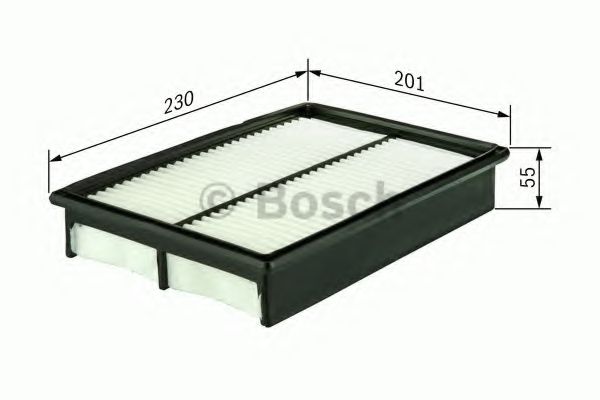 BOSCH - 1 457 433 956 - Воздушный фильтр (Система подачи воздуха)