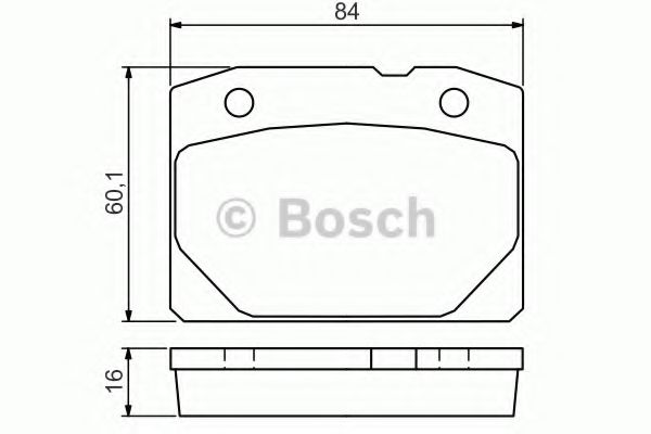 BOSCH - 0 986 494 568 - Комплект тормозных колодок, дисковый тормоз (Тормозная система)