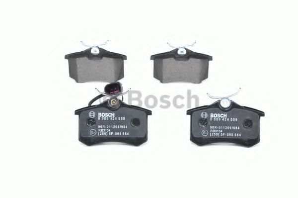 BOSCH - 0 986 424 559 - Комплект тормозных колодок, дисковый тормоз (Тормозная система)