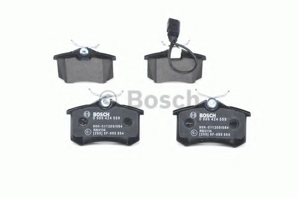 BOSCH - 0 986 424 559 - Комплект тормозных колодок, дисковый тормоз (Тормозная система)