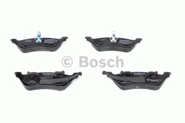 BOSCH - 0 986 424 816 - Комплект тормозных колодок, дисковый тормоз (Тормозная система)