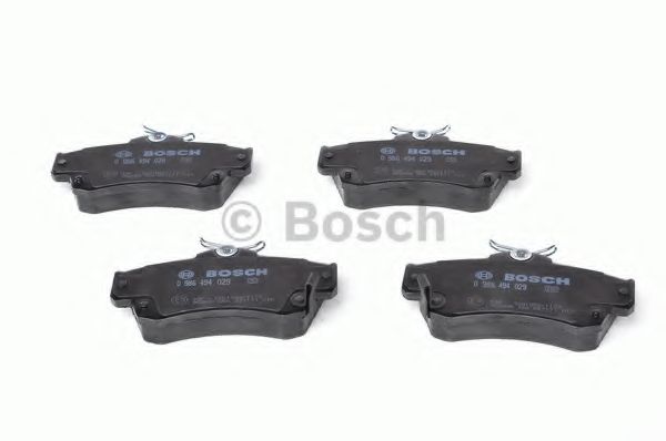 BOSCH - 0 986 494 029 - Комплект тормозных колодок, дисковый тормоз (Тормозная система)