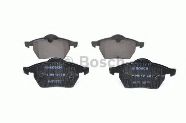 BOSCH - 0 986 494 035 - Комплект тормозных колодок, дисковый тормоз (Тормозная система)