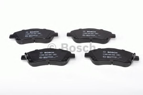 BOSCH - 0 986 494 054 - Комплект тормозных колодок, дисковый тормоз (Тормозная система)