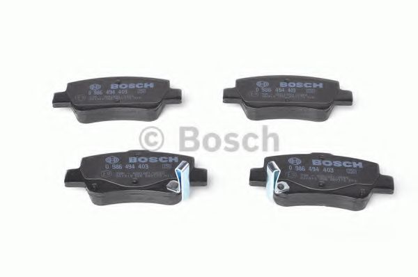 BOSCH - 0 986 494 403 - Комплект тормозных колодок, дисковый тормоз (Тормозная система)