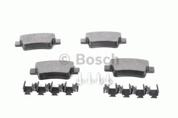 BOSCH - 0 986 494 222 - Комплект тормозных колодок, дисковый тормоз (Тормозная система)