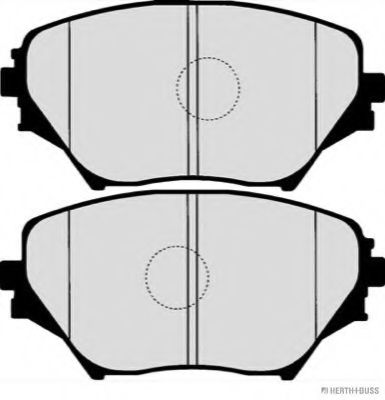 HERTH+BUSS JAKOPARTS - J3602092 - Комплект тормозных колодок, дисковый тормоз (Тормозная система)