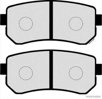 HERTH+BUSS JAKOPARTS - J3610312 - Комплект тормозных колодок, дисковый тормоз (Тормозная система)