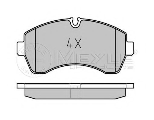 MEYLE - 025 292 0020 - Комплект тормозных колодок, дисковый тормоз (Тормозная система)