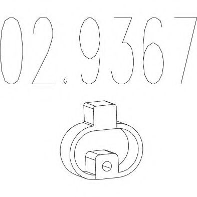MTS - 02.9367 - Буфер, глушитель (Система выпуска ОГ)