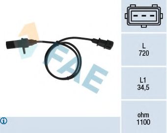 FAE - 79006 - Датчик частоты вращения, управление двигателем (Приготовление смеси)