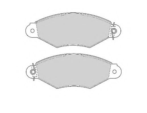 NECTO - FD6733N - Комплект тормозных колодок, дисковый тормоз (Тормозная система)