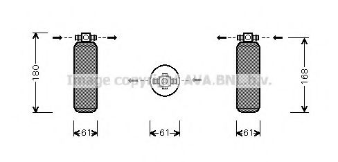 AVA QUALITY COOLING - HDD211 - Осушитель, кондиционер (Кондиционер)