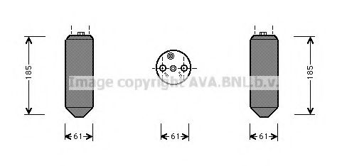 AVA QUALITY COOLING - MTD151 - Осушитель, кондиционер (Кондиционер)