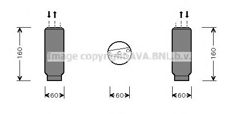 AVA QUALITY COOLING - TOD024 - Осушитель, кондиционер (Кондиционер)