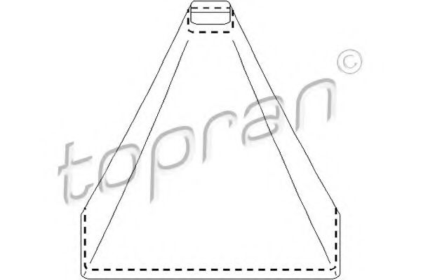 TOPRAN - 103 076 - Обшивка рычага переключения (Ступенчатая коробка передач)