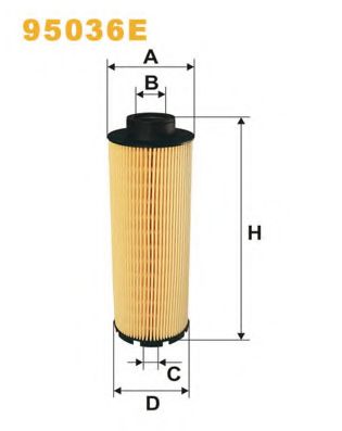 WIX FILTERS - 95036E - Топливный фильтр (Система подачи топлива)