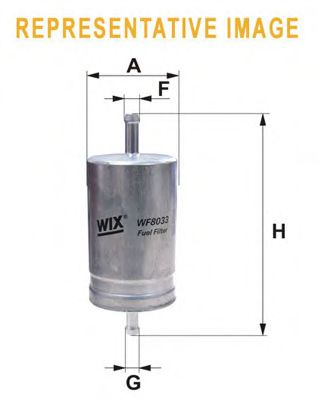 WIX FILTERS - WF8041 - Топливный фильтр (Система подачи топлива)