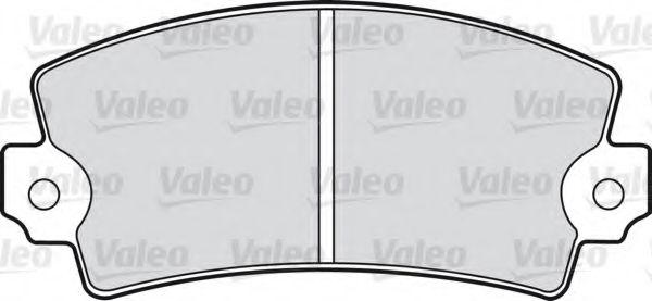 VALEO - 598085 - Комплект тормозных колодок, дисковый тормоз (Тормозная система)