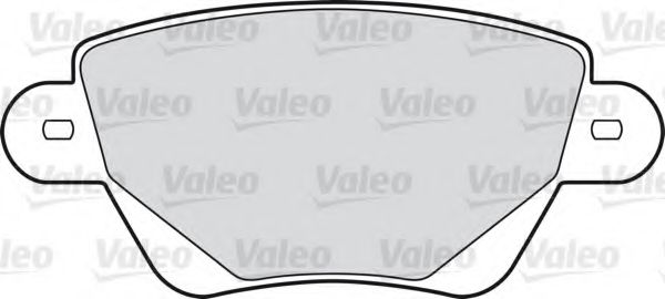 VALEO - 598434 - Комплект тормозных колодок, дисковый тормоз (Тормозная система)