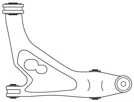 FRAP - 3060 - Рычаг независимой подвески колеса, подвеска колеса (Подвеска колеса)