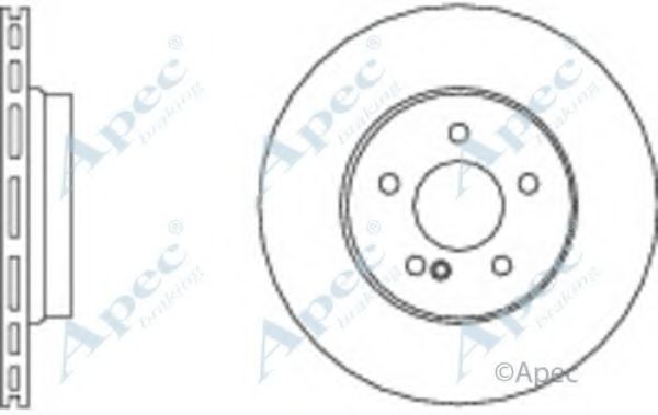 APEC BRAKING - DSK2636 - Тормозной диск (Тормозная система)