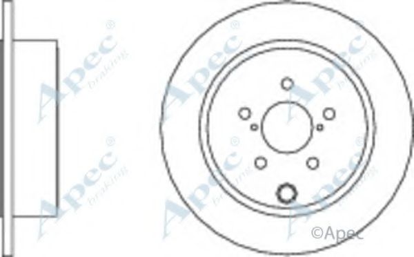 APEC BRAKING - DSK2673 - Тормозной диск (Тормозная система)