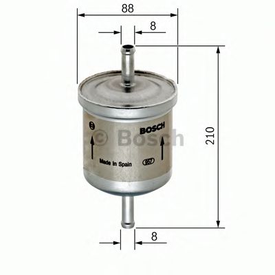 BOSCH - 0 450 905 908 - Топливный фильтр (Система подачи топлива)