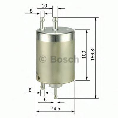 BOSCH - 0 450 905 968 - Топливный фильтр (Система подачи топлива)