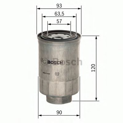 BOSCH - F 026 402 063 - Топливный фильтр (Система подачи топлива)