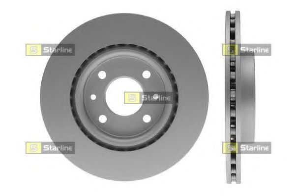 STARLINE - PB 2528C - Тормозной диск (Тормозная система)