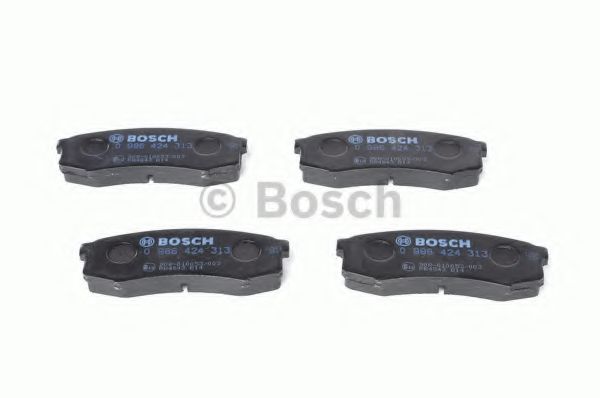 BOSCH - 0 986 424 313 - Комплект тормозных колодок, дисковый тормоз (Тормозная система)