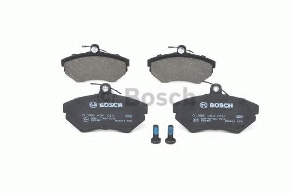 BOSCH - 0 986 494 010 - Комплект тормозных колодок, дисковый тормоз (Тормозная система)