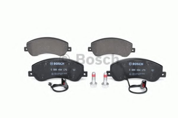 BOSCH - 0 986 494 170 - Комплект тормозных колодок, дисковый тормоз (Тормозная система)